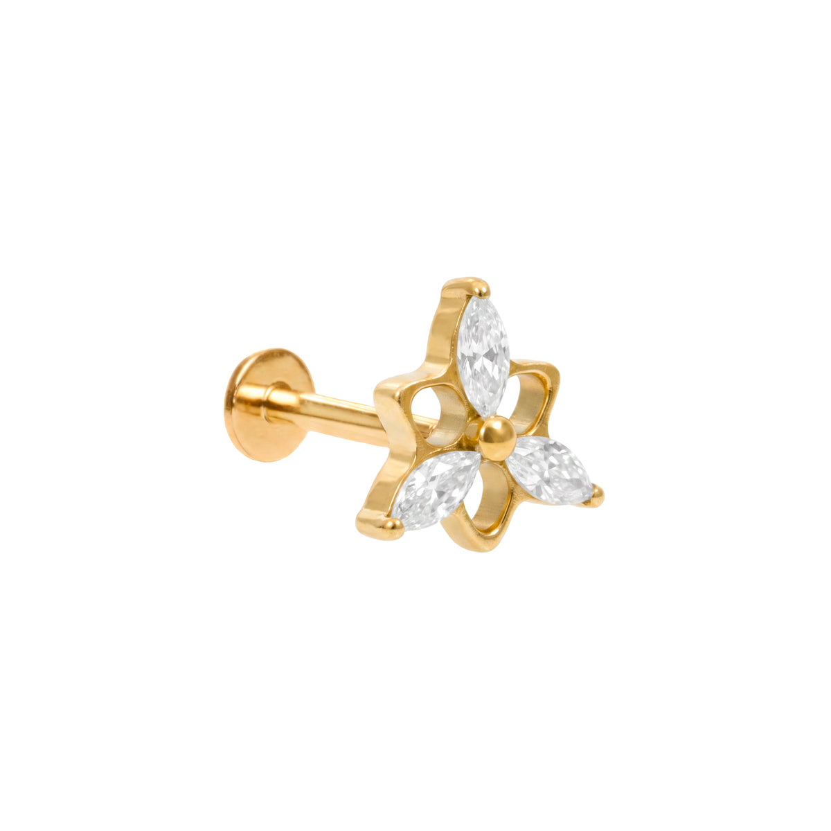 Piercing Circonita Brillante de titanio - Nale