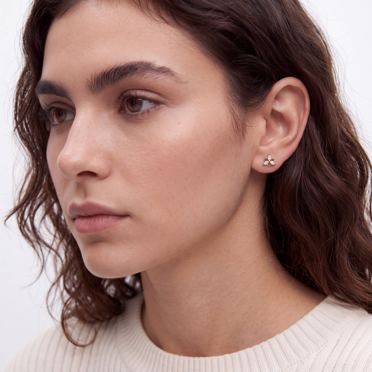 Piercing de titânio com zircónia brilhante - Nale