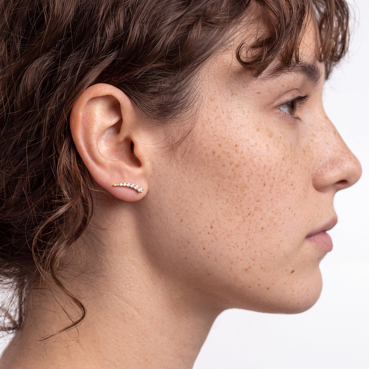 Piercing aus Titan mit funkelndem Zirkonia – Buerzel