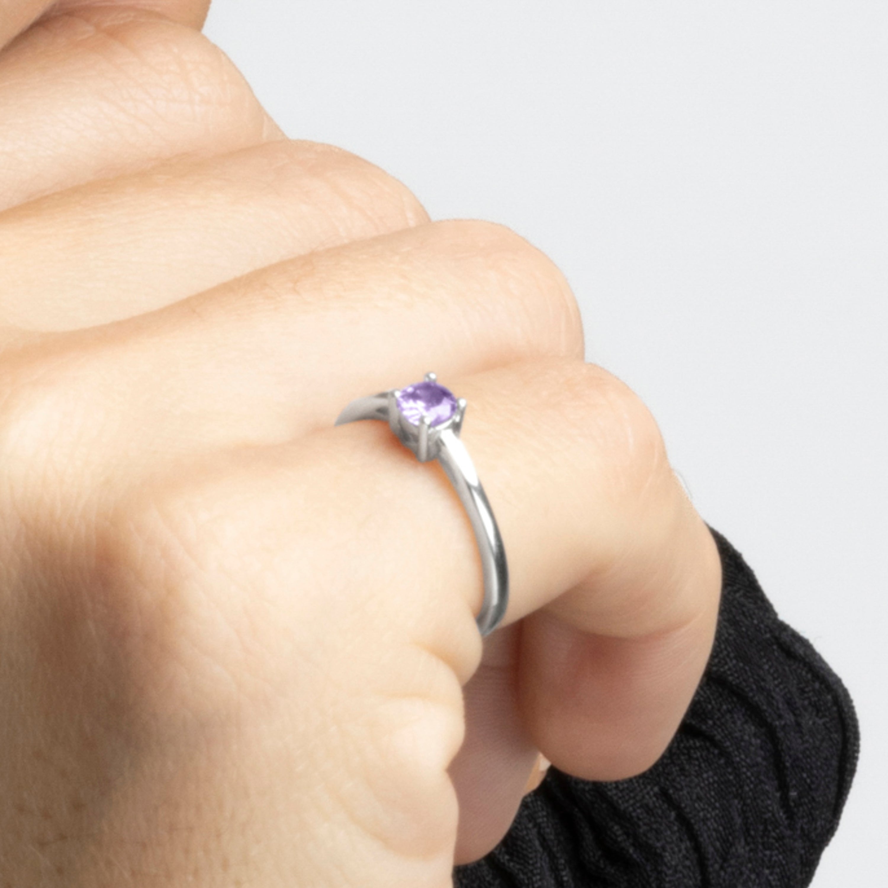 Anillo de Plata de Ley 925 con Circonita - Otieno