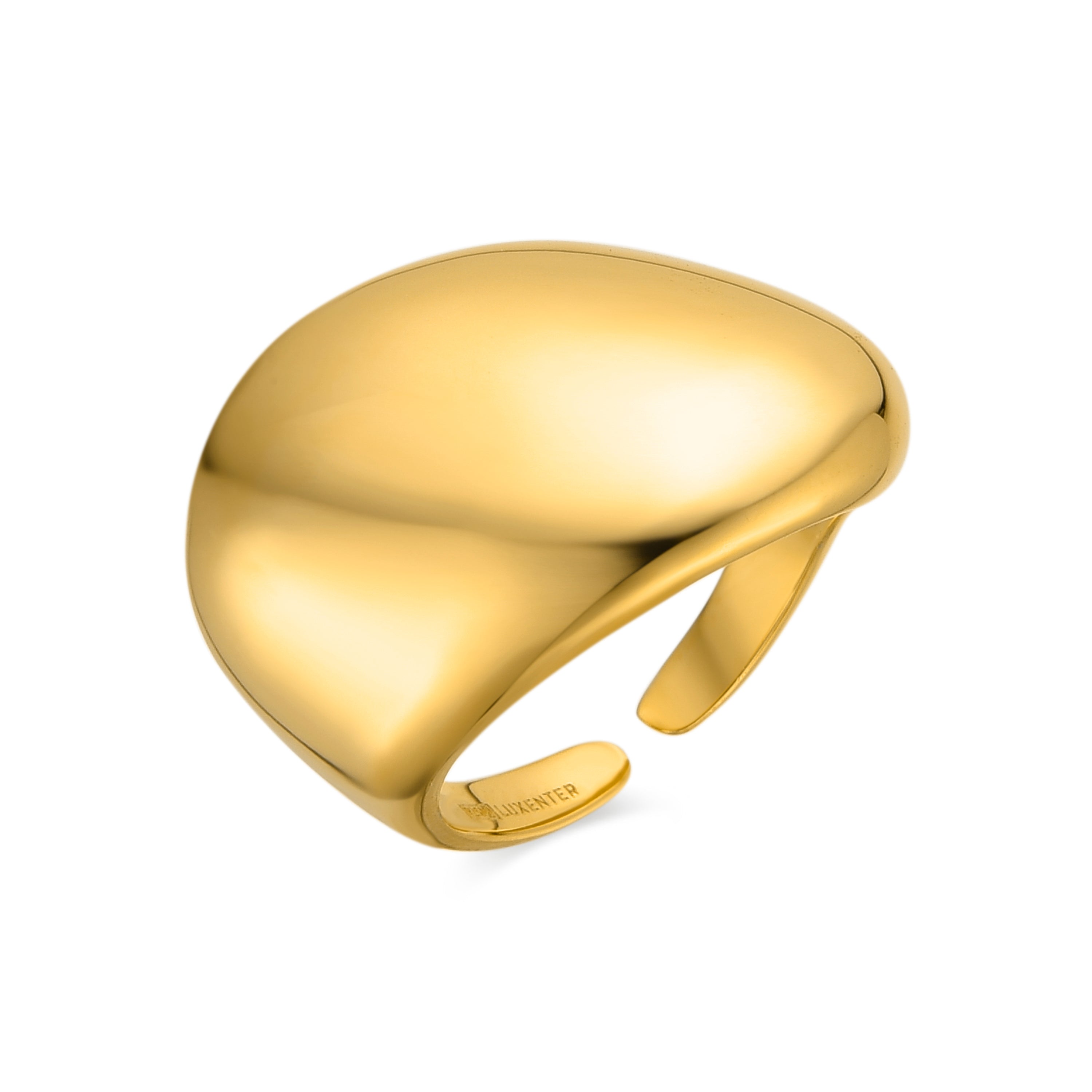 Anello in Argento Sterling 925 finitura oro giallo 18k - Suo