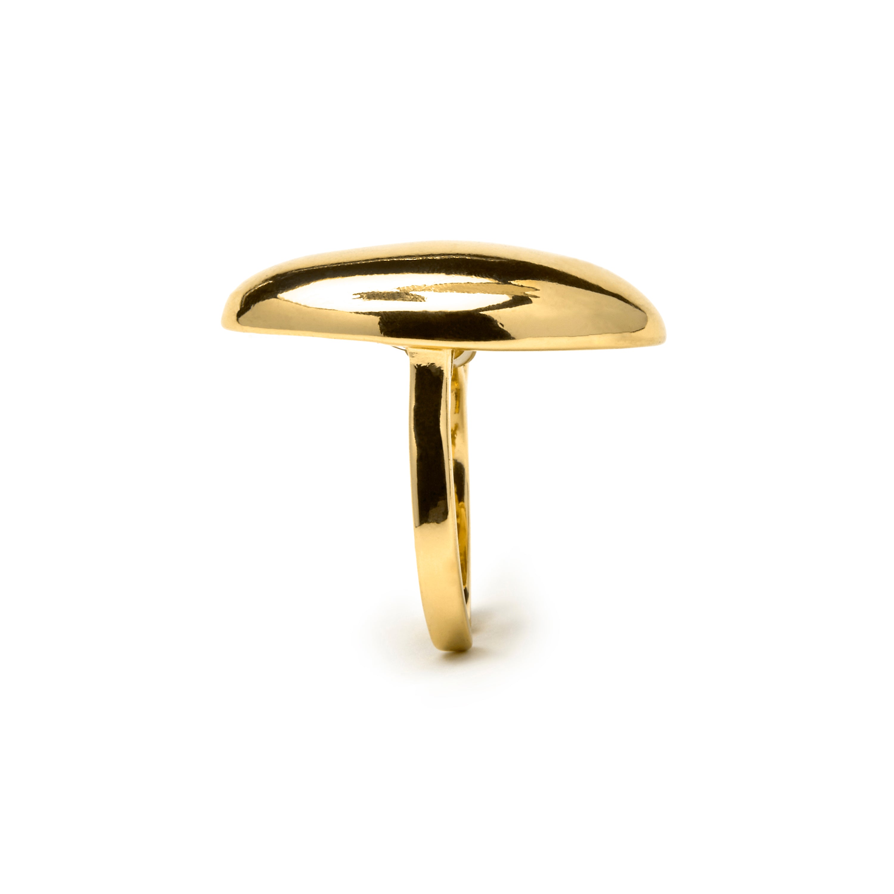 Anello in Argento Sterling 925 finitura oro giallo 18k - Suo
