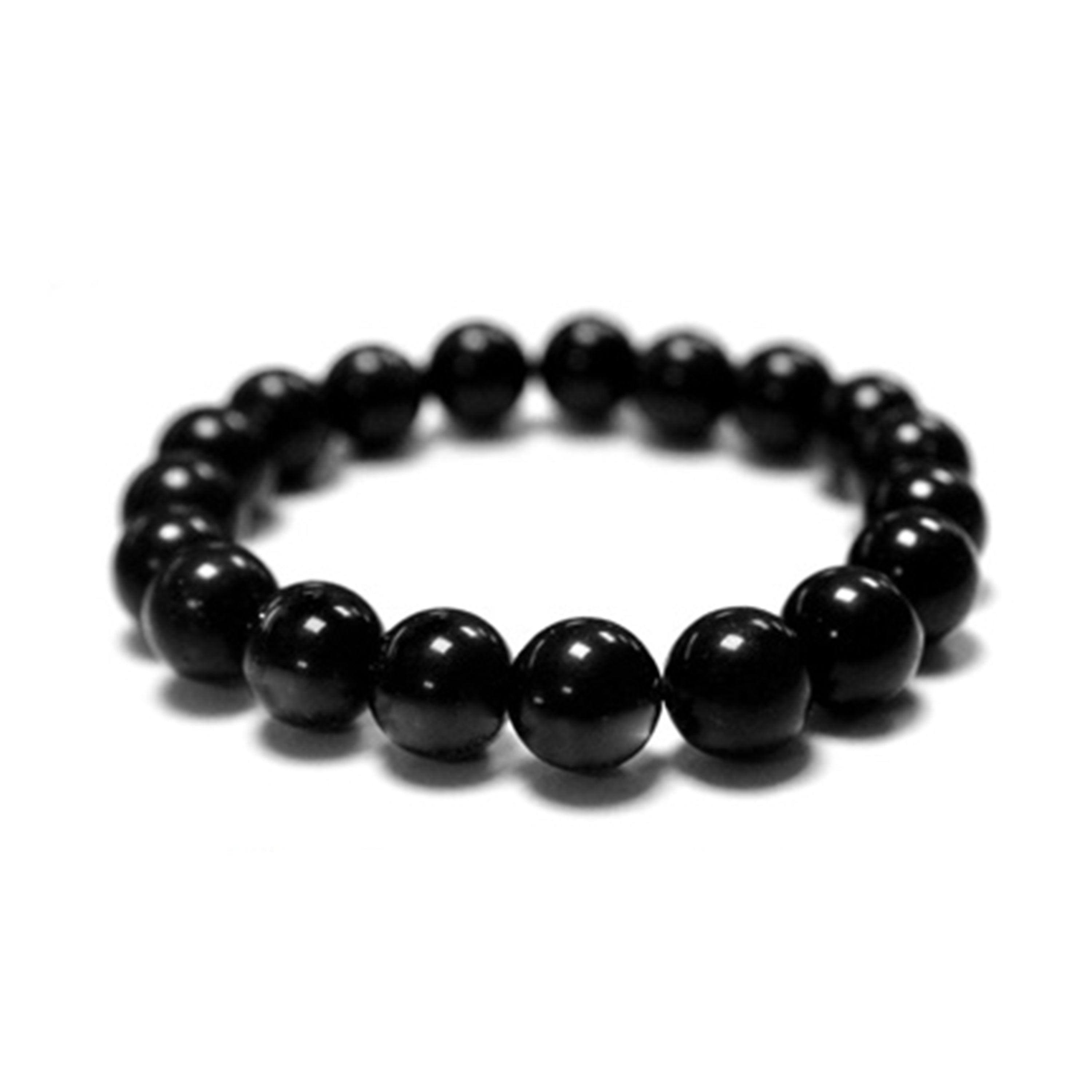 Pulseira de Prata de Lei 925 com Ônix acabada em ródio - Onix