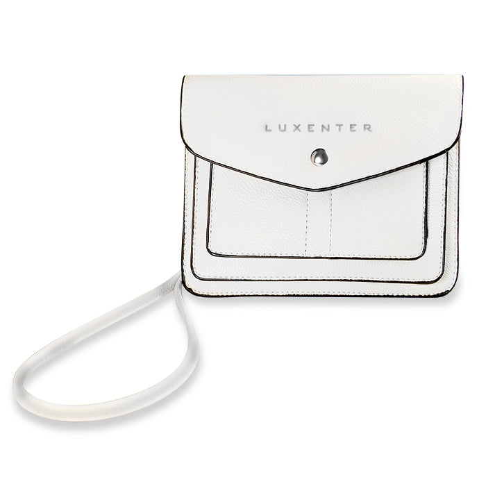 Beige Faux Leather Handbag - Luxenter