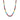 925 Sterling Silver and Multicolor Hydrothermal Quartz Necklace with 18k Gold Finish - Thorka