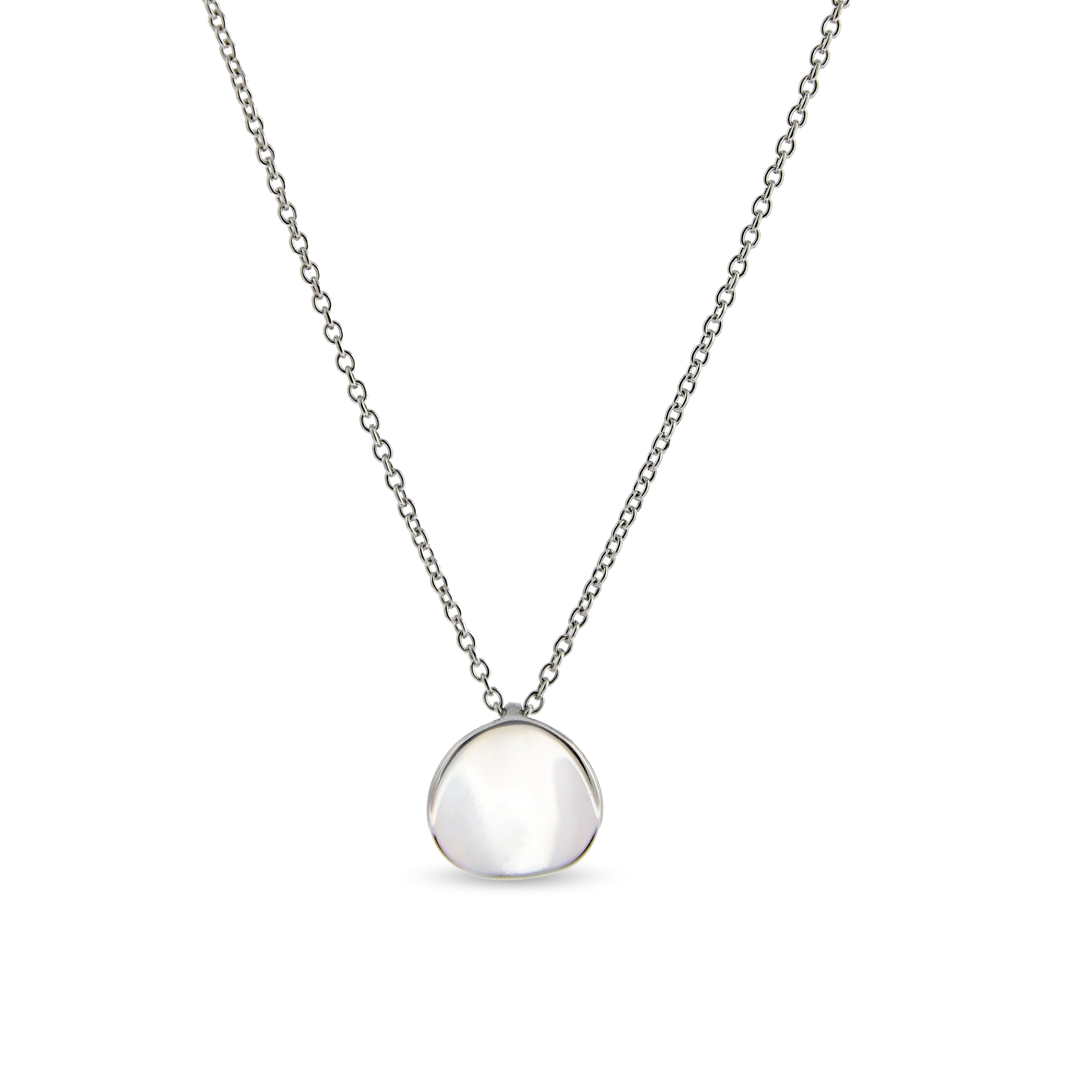 Collana in Argento Sterling 925 con finitura in rodio - Yedia