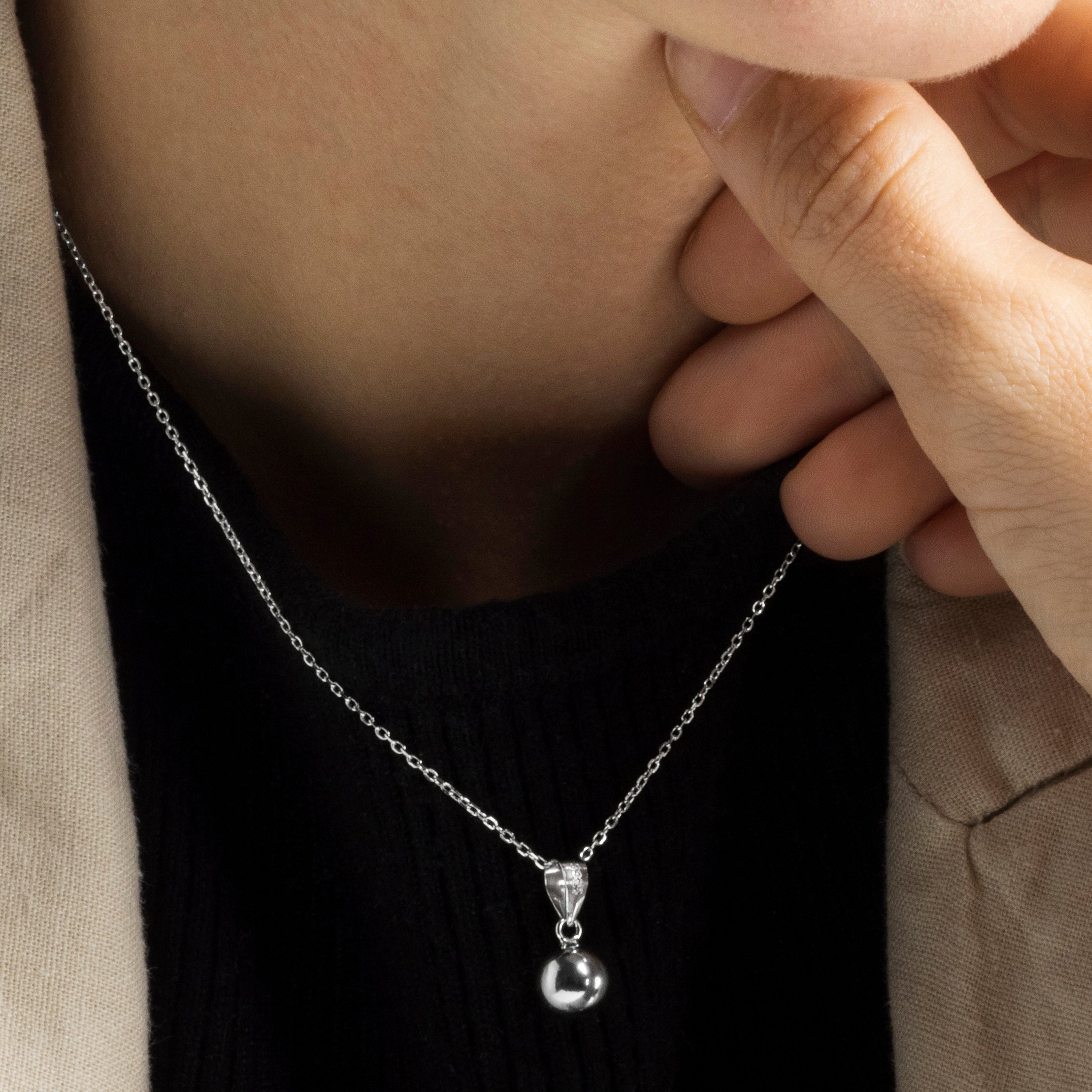 Collar de Plata de Ley 925 acabado en rodio - Yedia