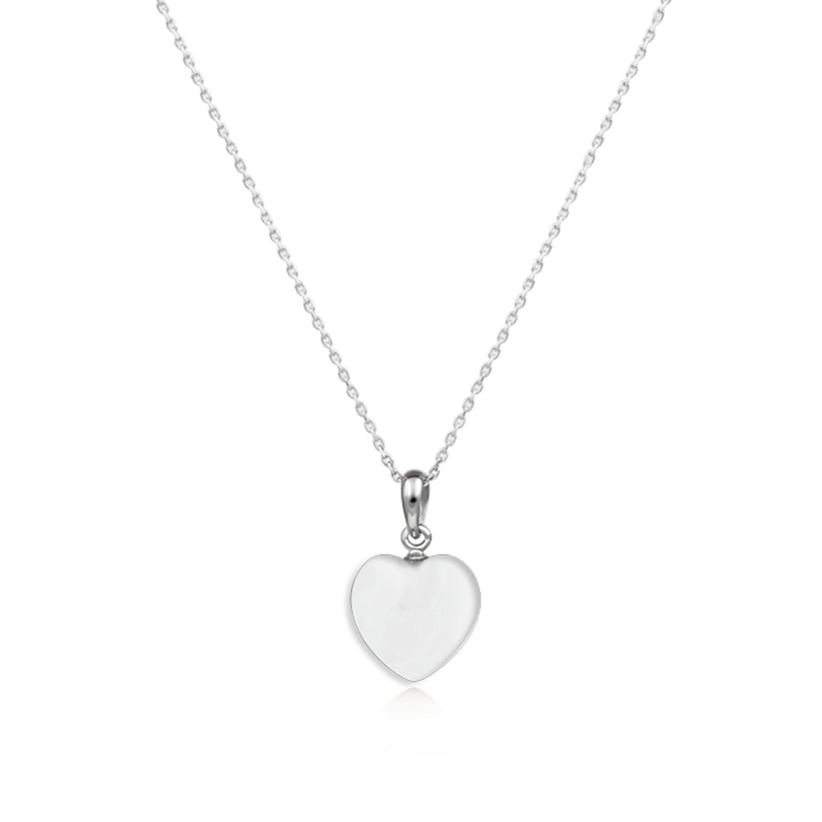 Collana in Argento Sterling 925 con Agata Bianca finitura in rodio - Yedia
