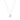 Collier en argent sterling 925 avec zircon brillant finition rhodiée - Famille