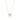 Collier en argent sterling 925 avec zircon brillant finition or jaune 18K - Imrak