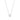 925 Sterling Silver Necklace with Brilliant Zirconia finished in Rhodium - Imrak