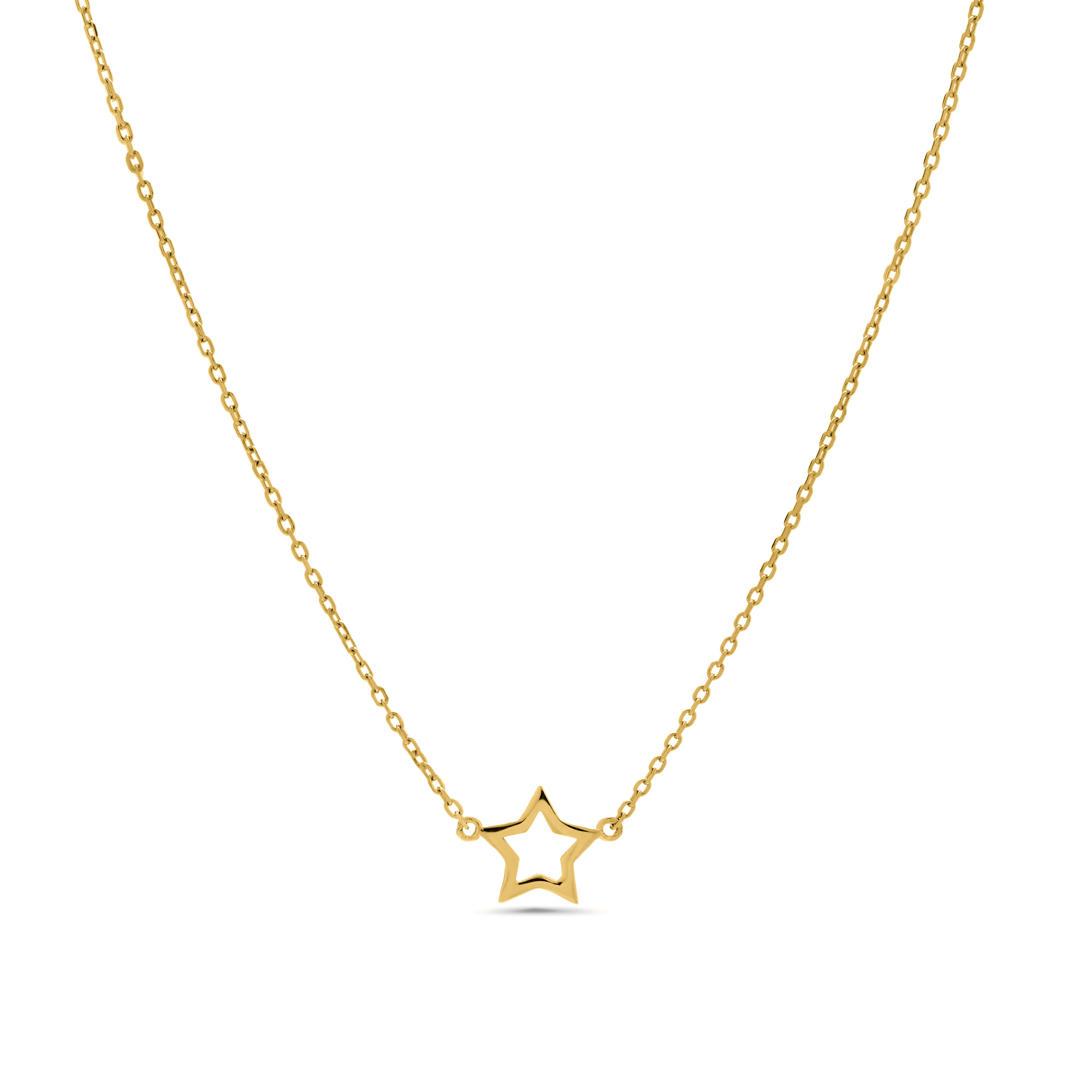 Collier en argent sterling 925 finition or 18k - Bandoead