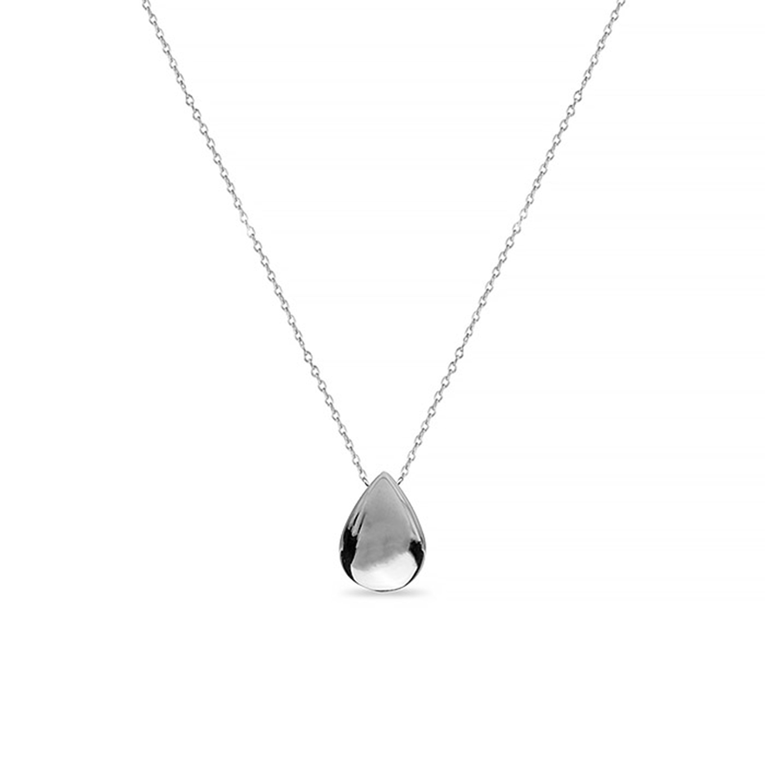 925 Sterling Silver Necklace finished in rhodium - Heshi