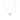 925 Sterling Silver Necklace with White Pearl finished in 18K Yellow Gold - Sadah