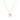 Collier en argent sterling 925 finition or jaune 18K - Remih