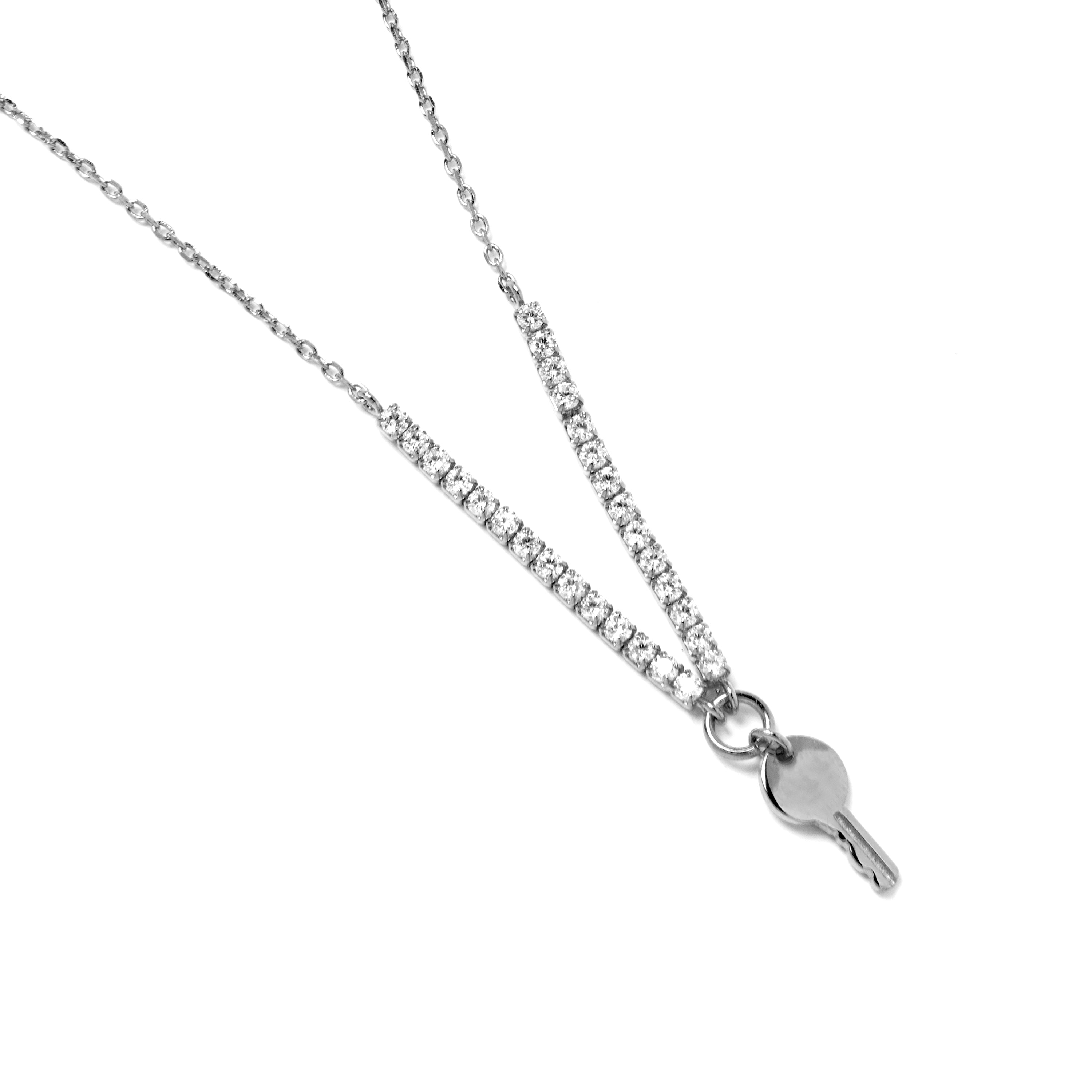Collier en argent sterling 925 finition rhodiée - Dikar