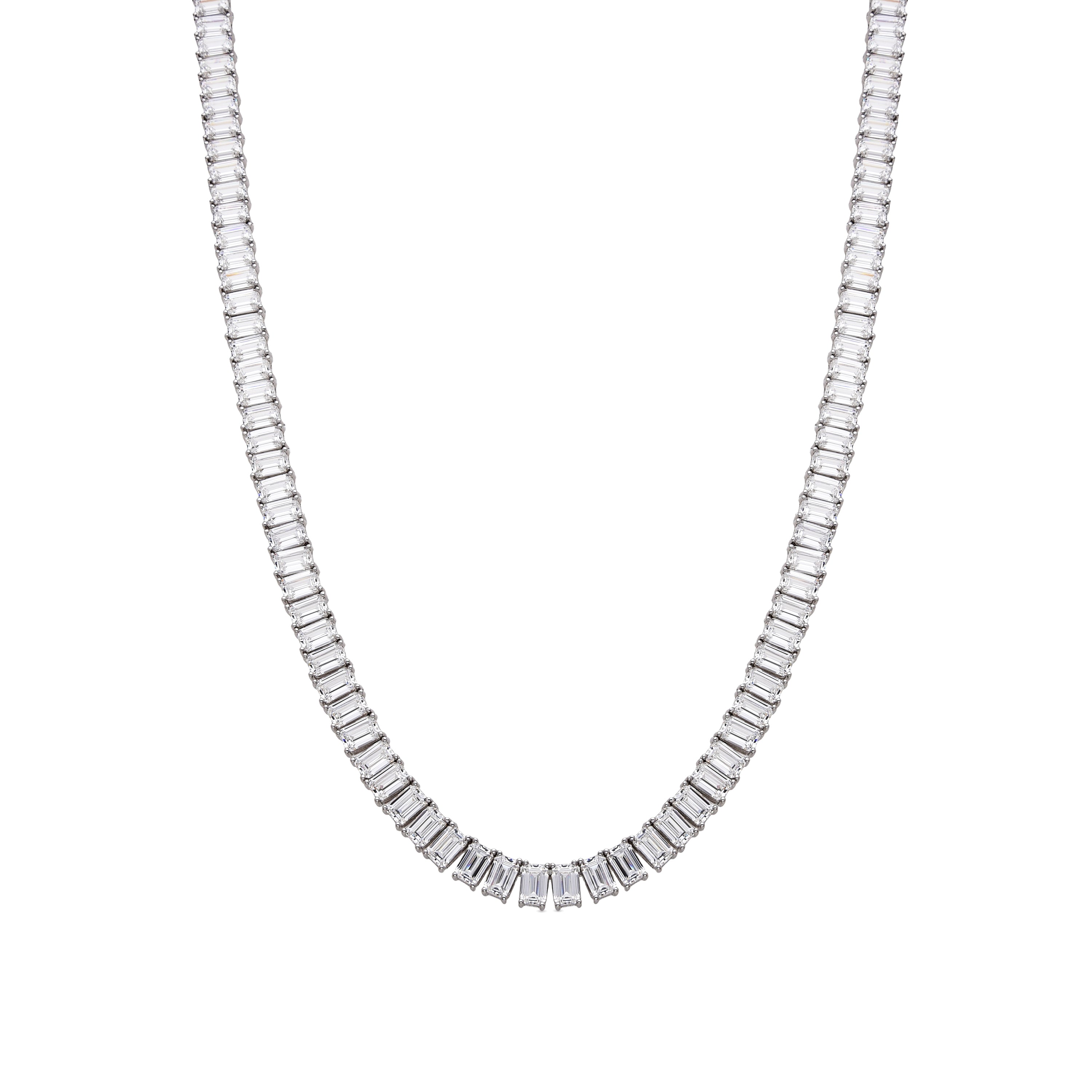 Colar de Prata de Lei 925 e Zircónia Brilhante com acabamento em ródio - Kru