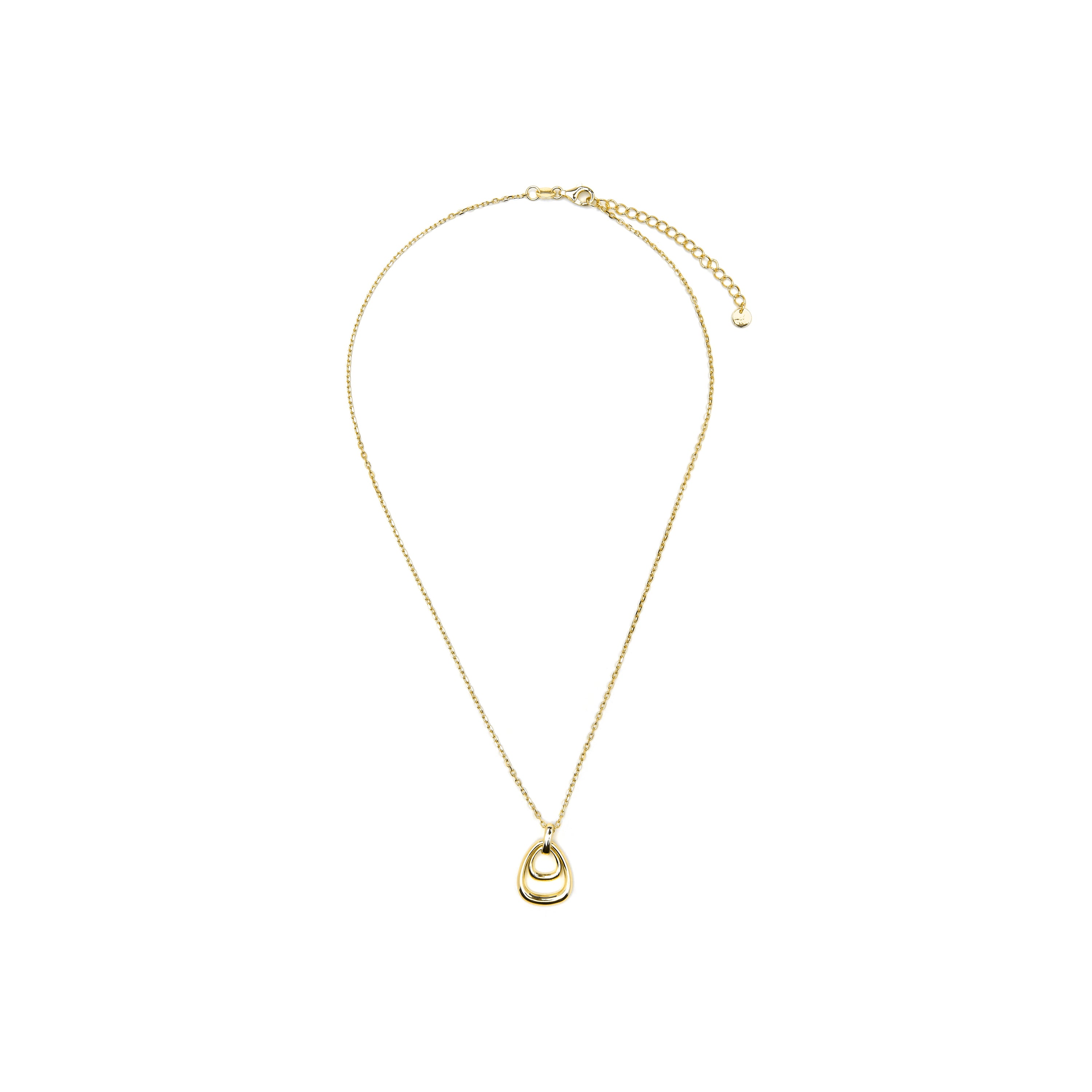 Collier en argent sterling 925 finition or jaune 18k - Almiol