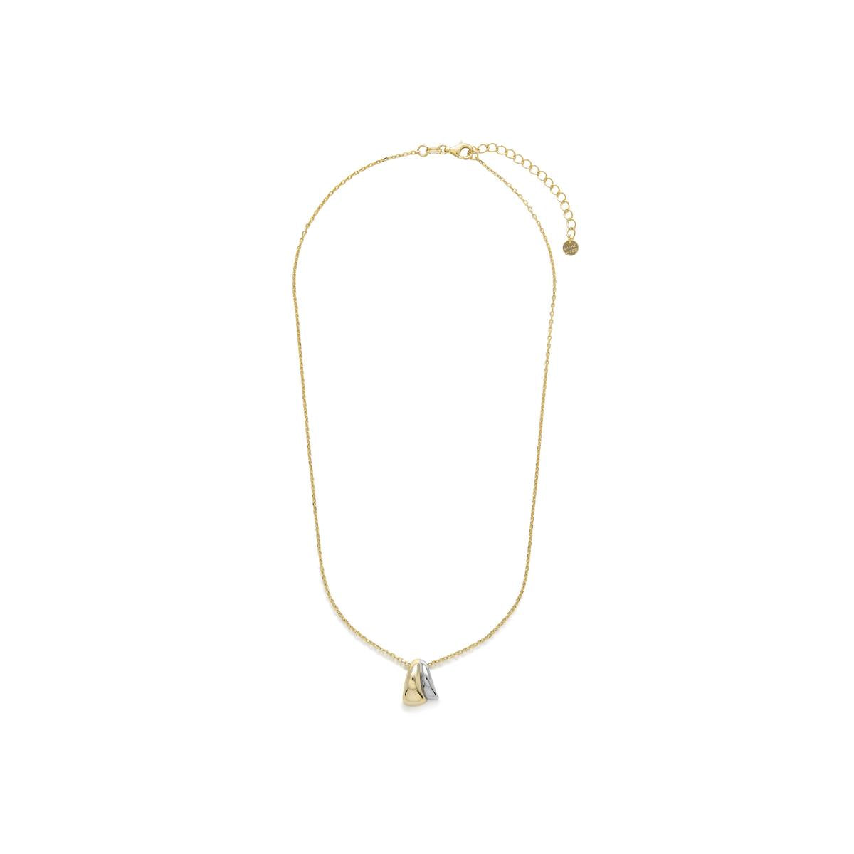 Collar de Plata de Ley 925 acabado oro amarillo 18k - Gayma