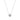 Collana in Argento Sterling 925 con Zirconia Cubica brillante finitura in rodio - Adhel