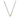 Collier en argent sterling 925 et zircon brillant finition or jaune 18k - Phanvas