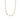 Collier en argent sterling 925 et zircon multicolore finition or jaune 18k - Esli