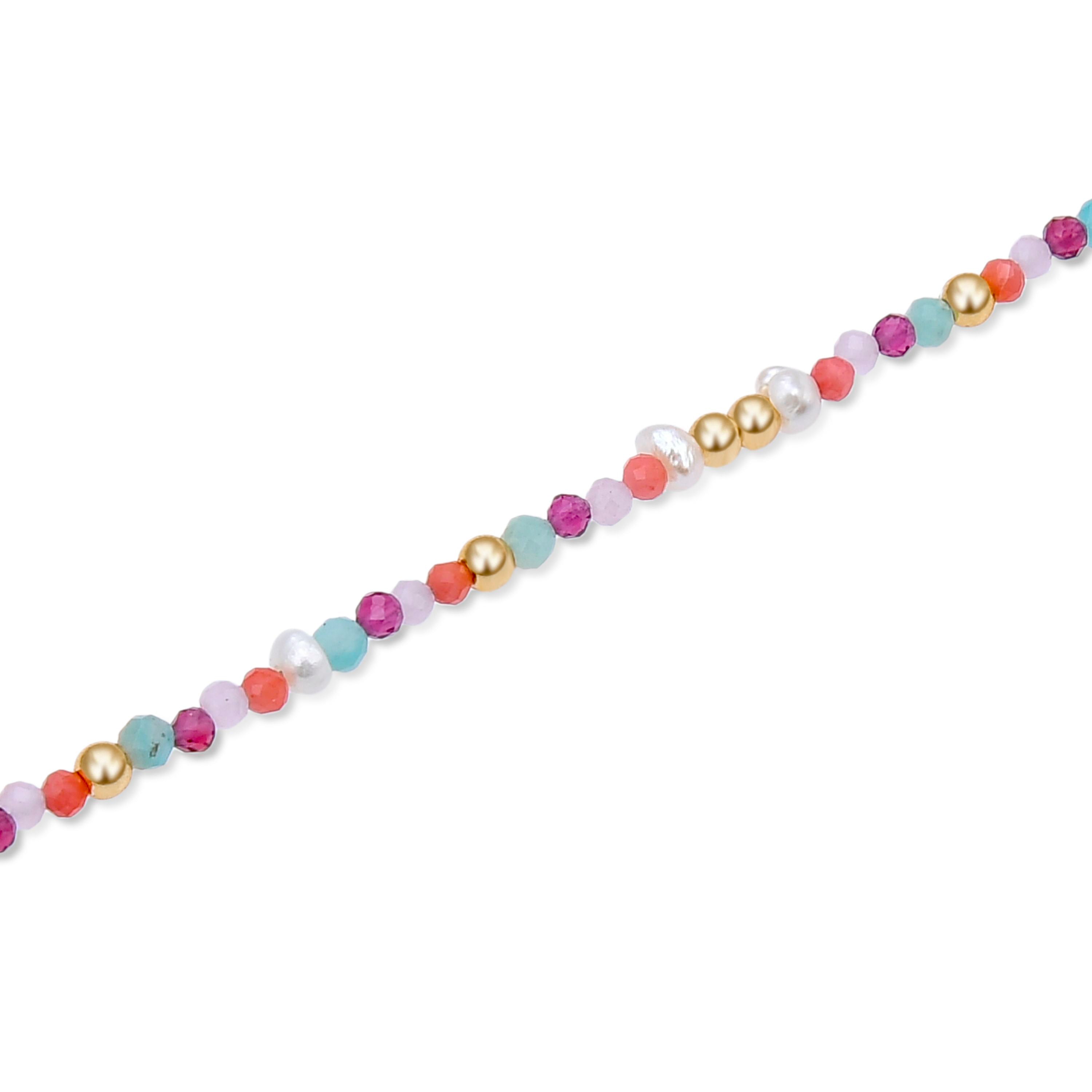 Collana in Argento Sterling 925 con Quarzo Idrotermale Arancione finitura in oro giallo 18K - Asvorg