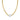 Siever Hematite and Yellow Gold Plated Necklace