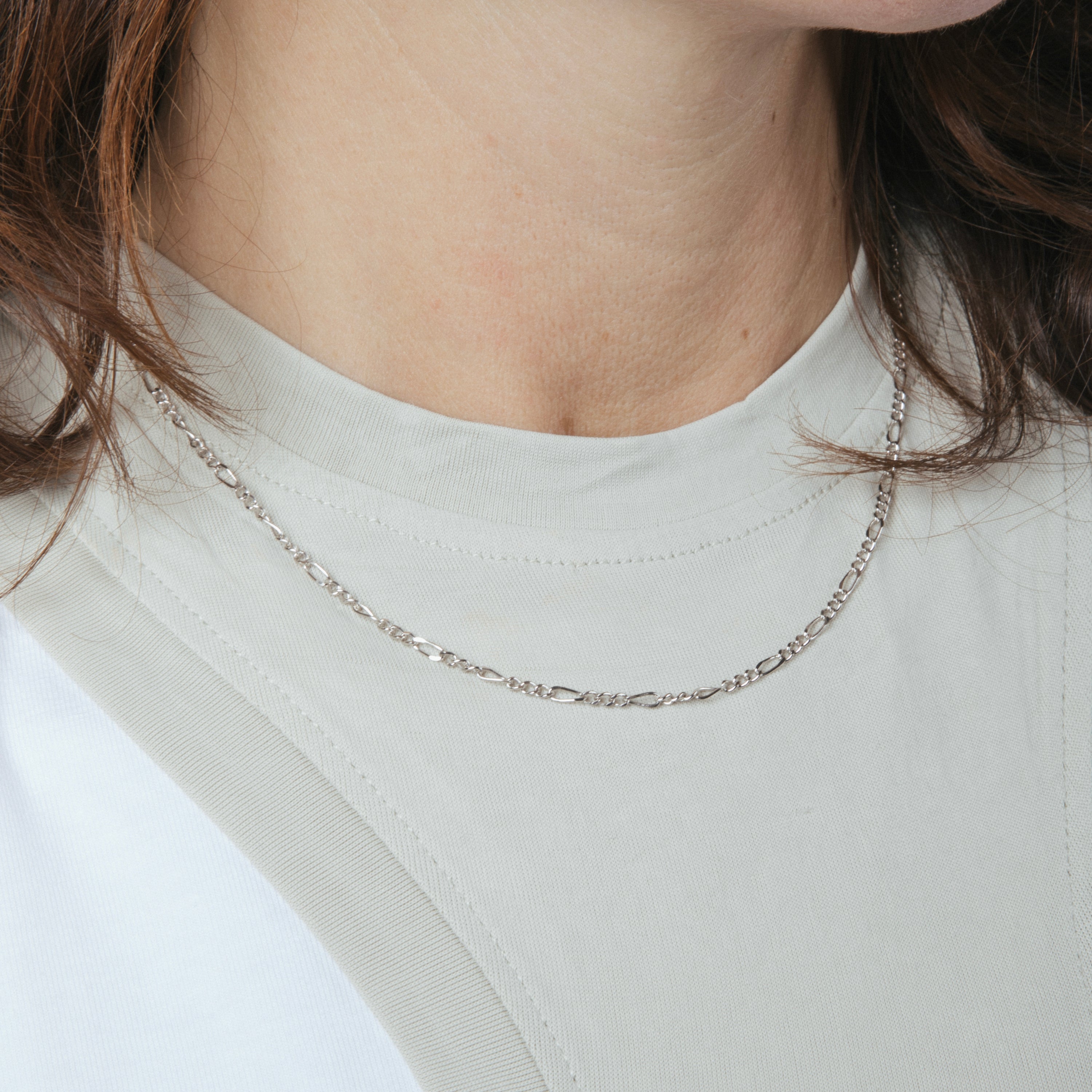 Collier en argent sterling 925 finition rhodiée - Tilion