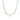 925 Sterling Silver Necklace with Green Crystal finished in 18K Yellow Gold - Lok