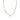 925 Sterling Silver Necklace with Blue Lacquer and 18k Gold Finish - Shione