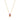 925 Sterling Silver and Multicolor Zirconia Necklace with 18k Gold Finish - Terbia