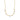 Collier en argent sterling 925 et zircon multicolore finition or jaune 18k - Itza