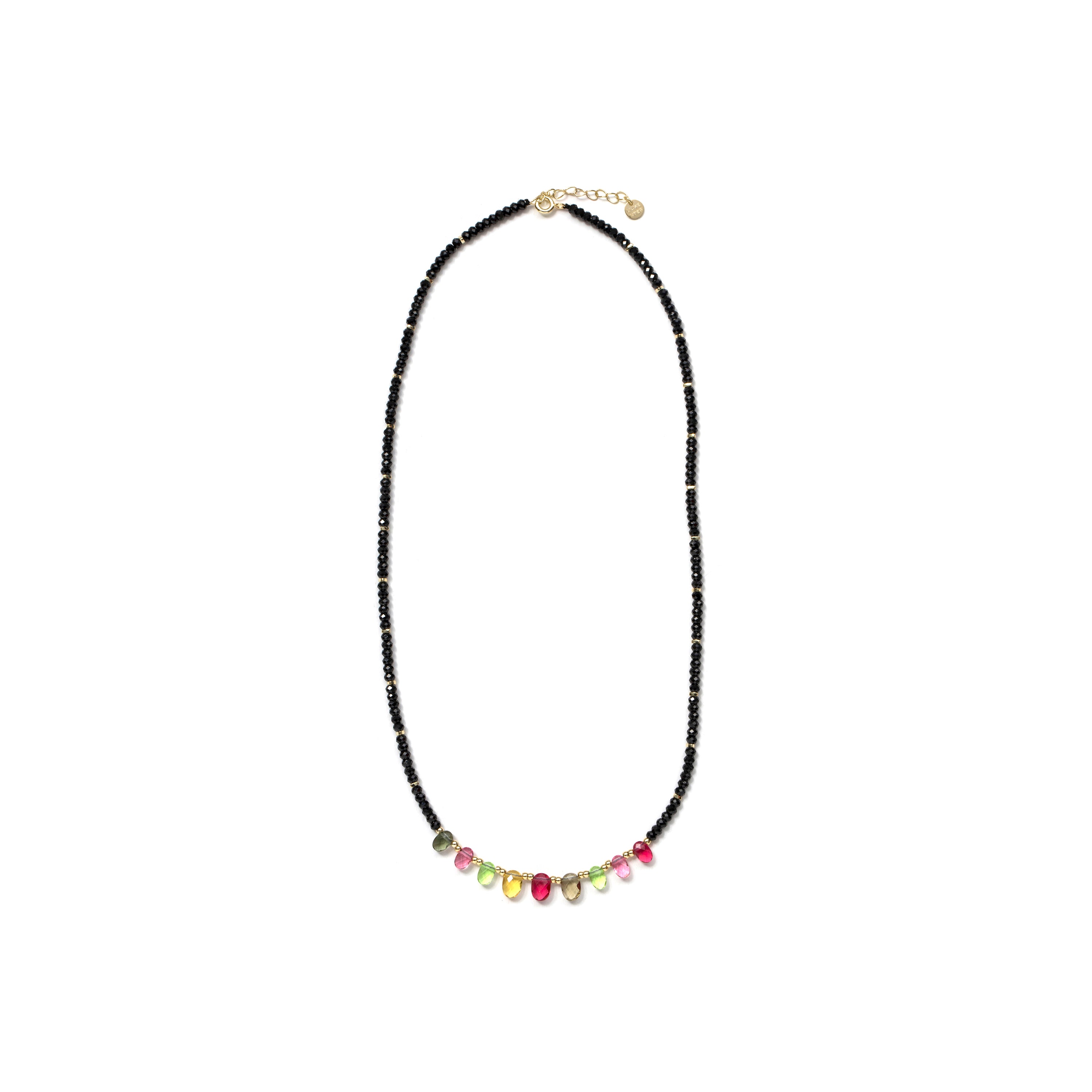 White Mother-of-Pearl Necklace with 18k Yellow Gold Finish - Lilu