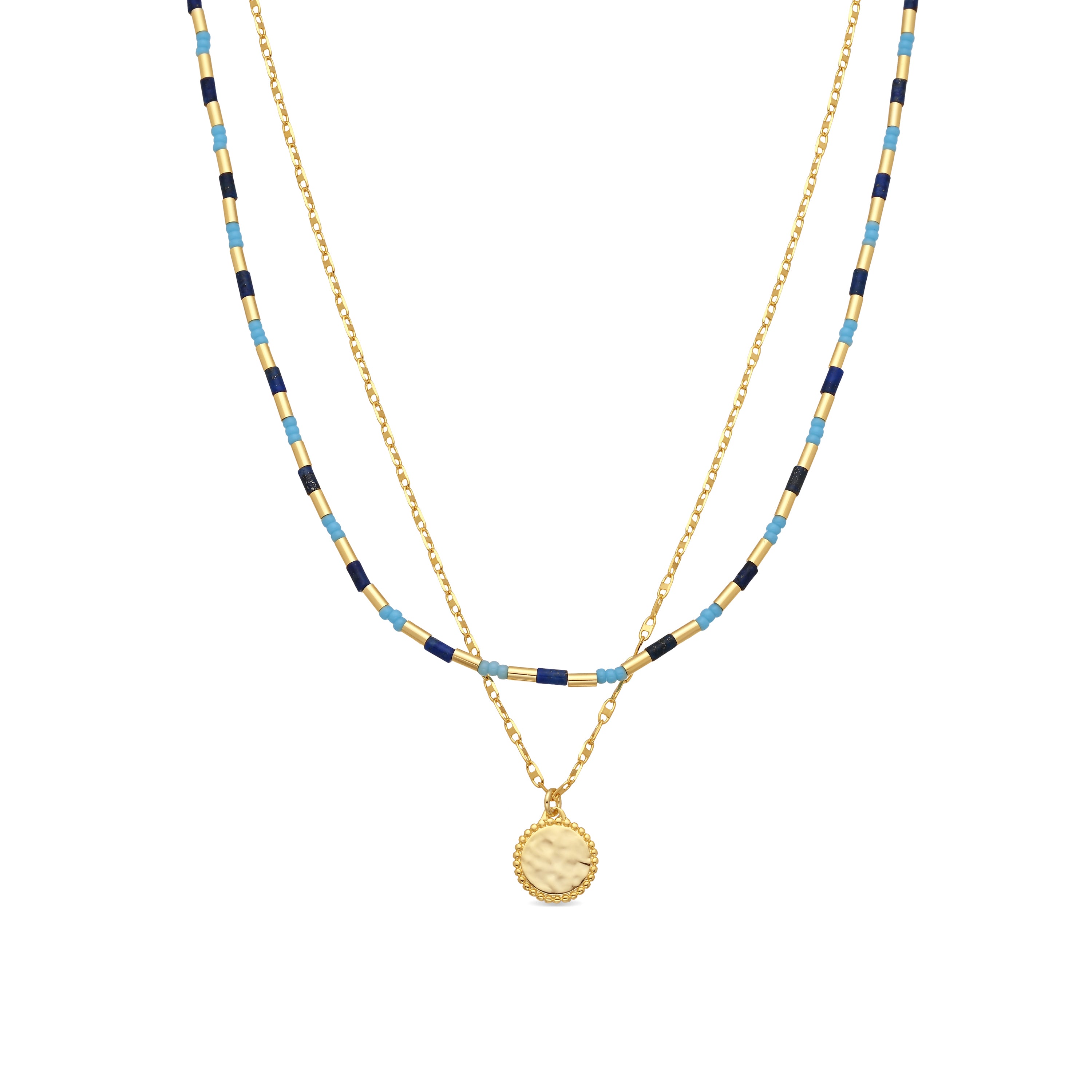 Collar de Plata de Ley 925 acabado en oro amarillo de 18k - Chokki