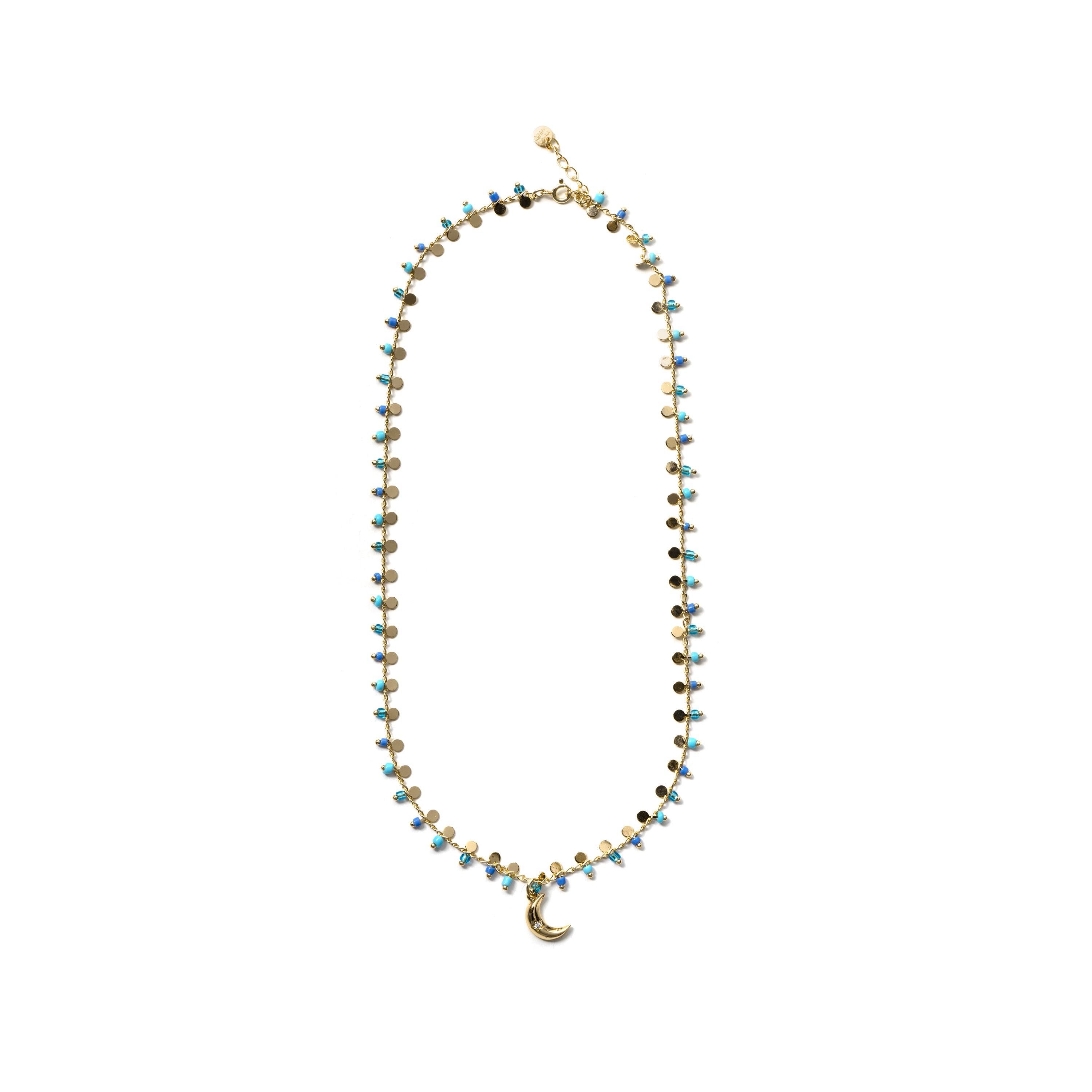 Collana in Argento 925 e Zirconia Brillante con finitura in oro giallo 18k - Limaso