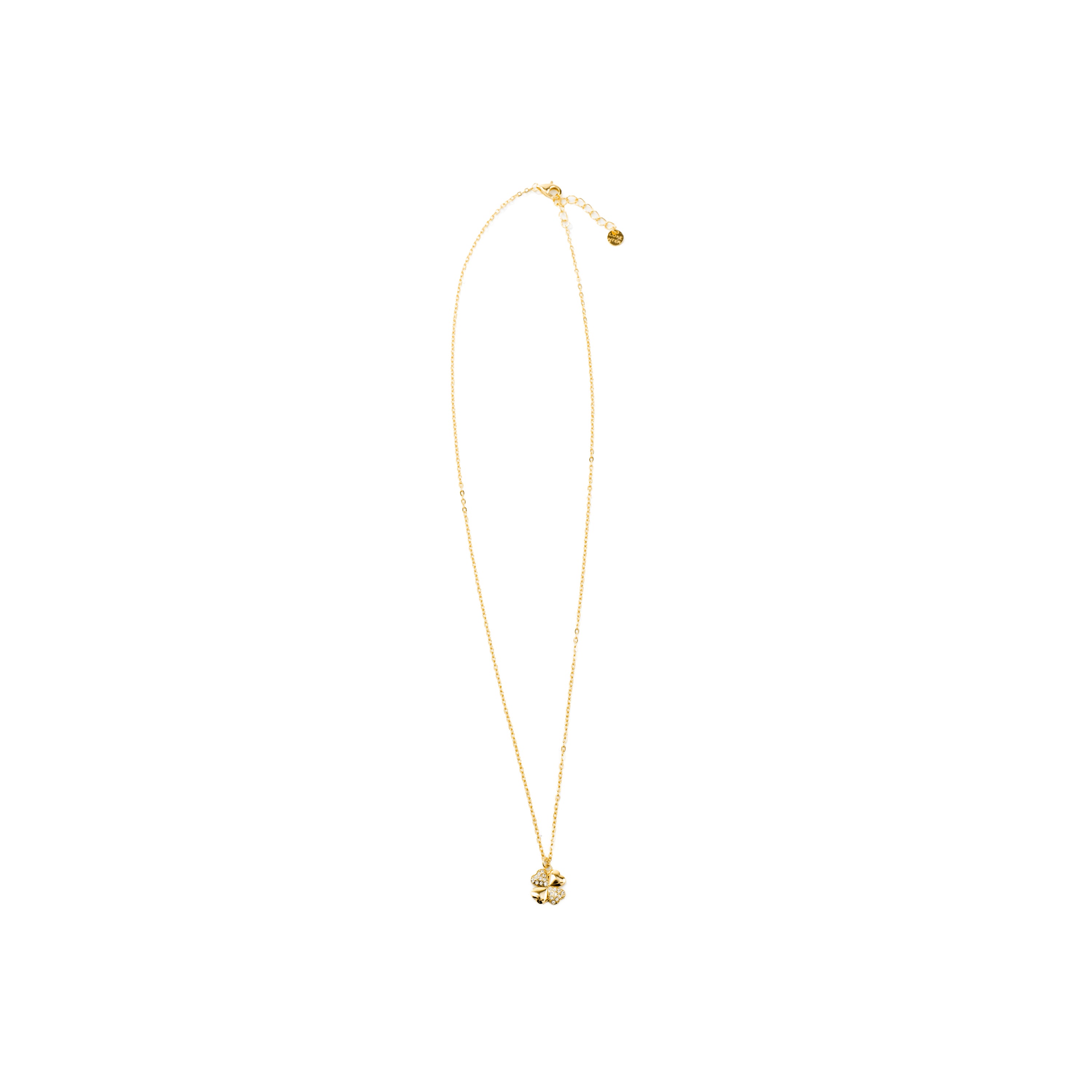 925er Sterlingsilber-Halskette mit funkelndem Zirkonia, vergoldet mit 18K Gelbgold - Lumah