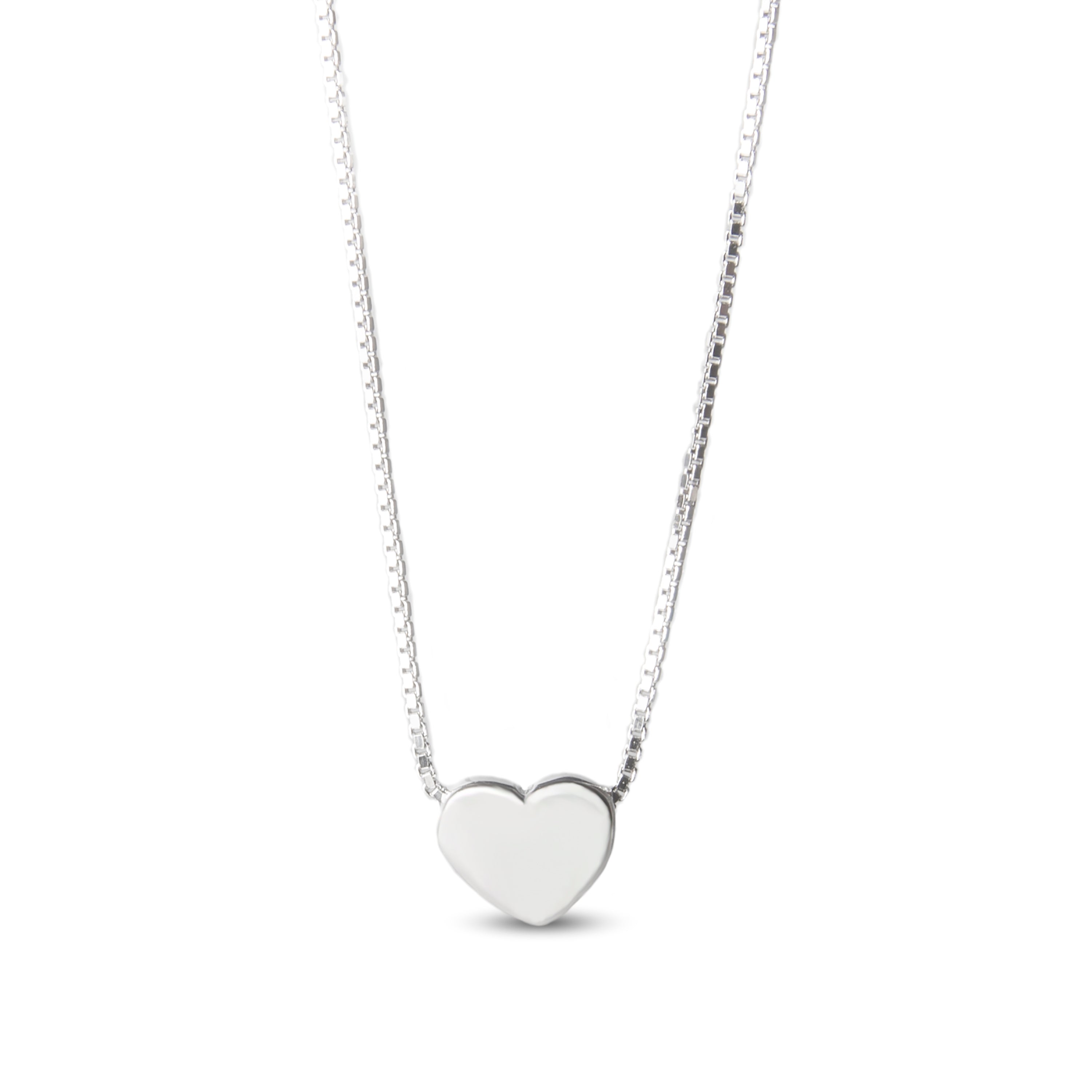 Collar Heart Plata De Ley 925