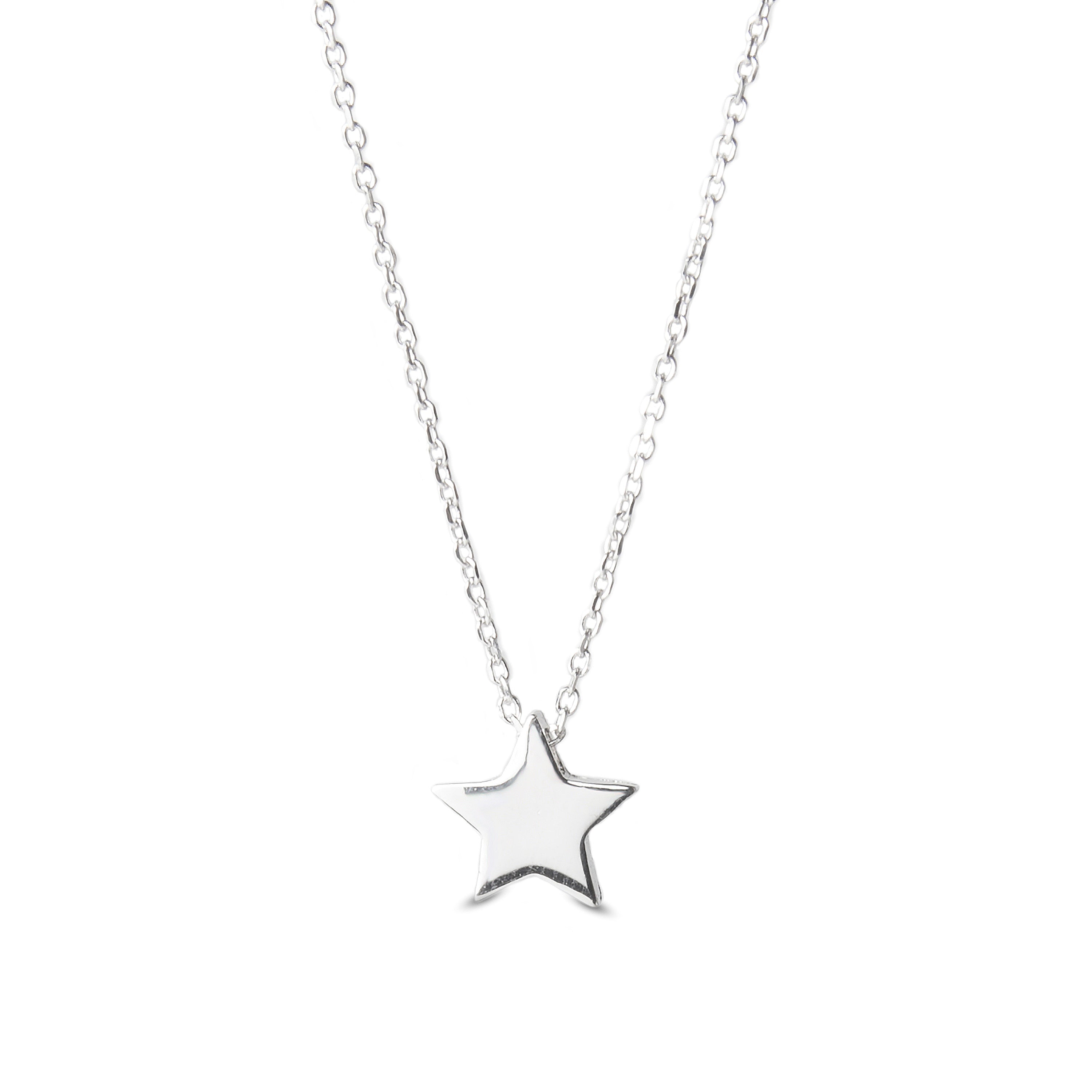 Collar Star Plata De Ley 925