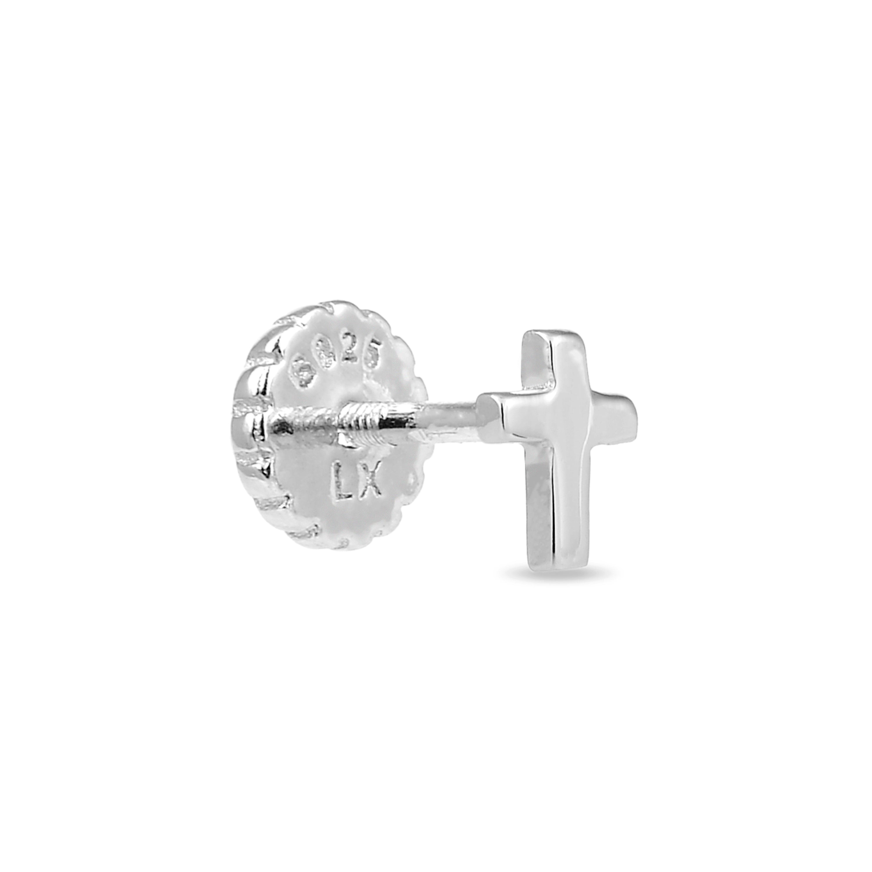 Piercing in Argento Sterling 925 con finitura in rodio - Trira