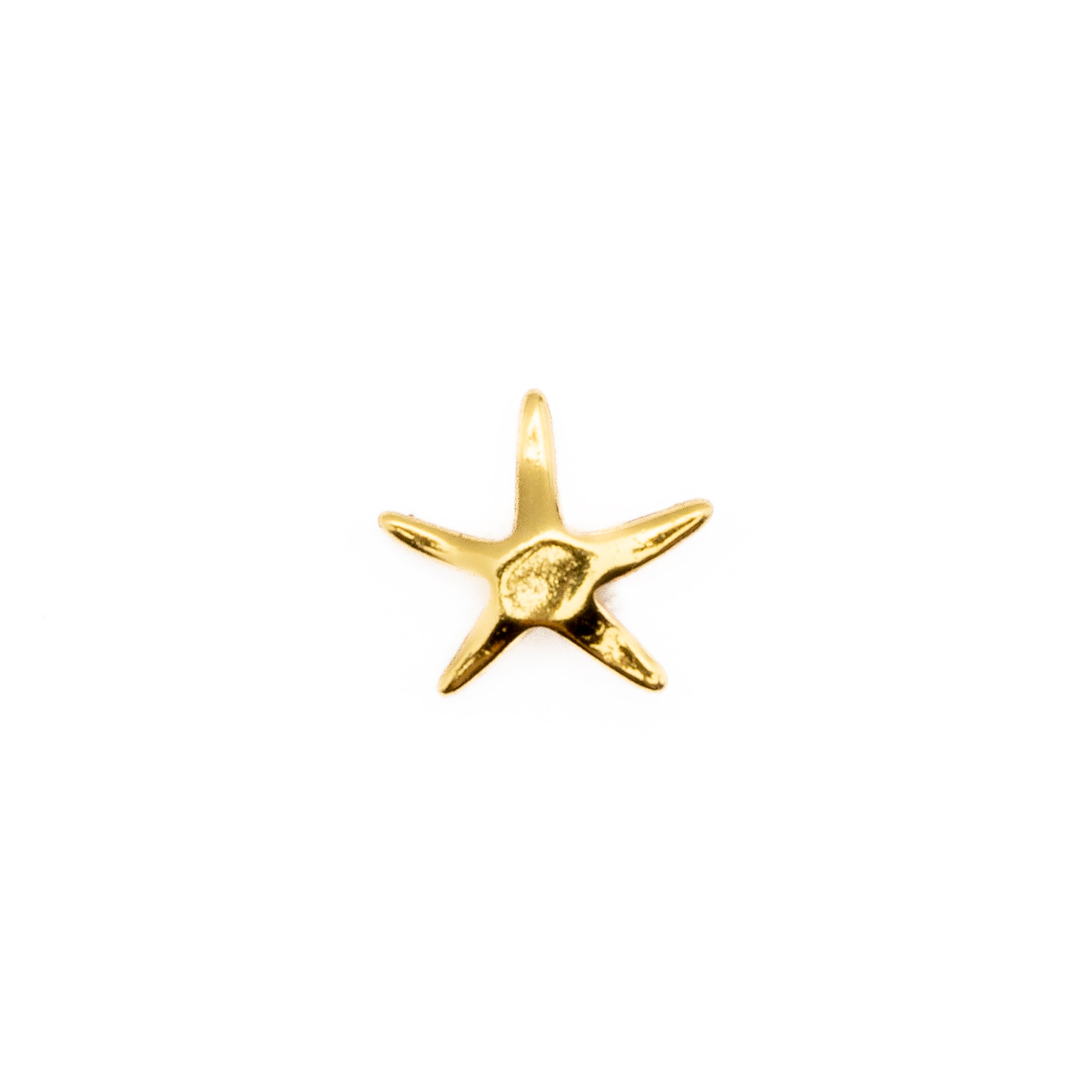 Piercing en argent sterling 925 finition or 18K - Tancol