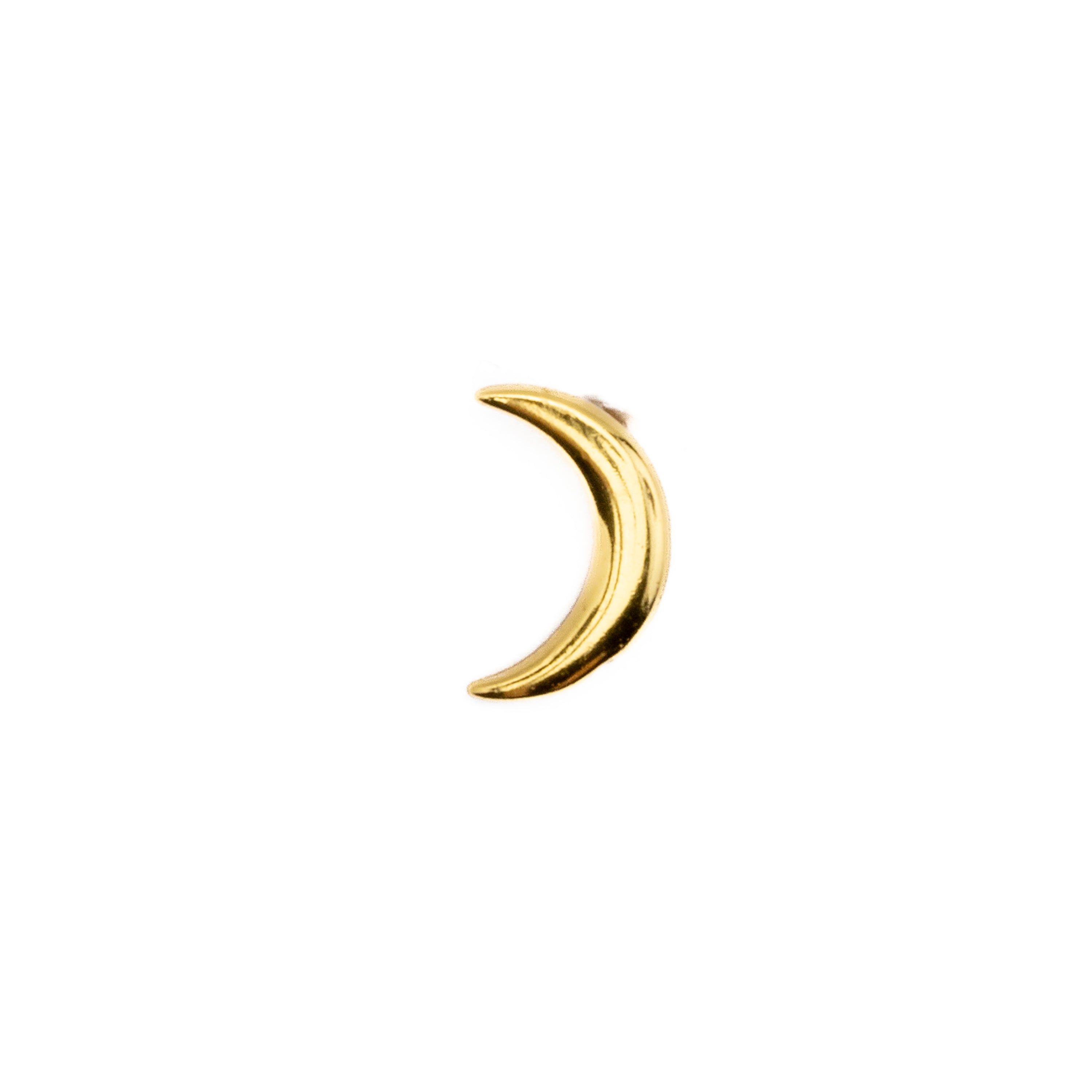 Piercing en argent sterling 925 finition or 18K - Okmi