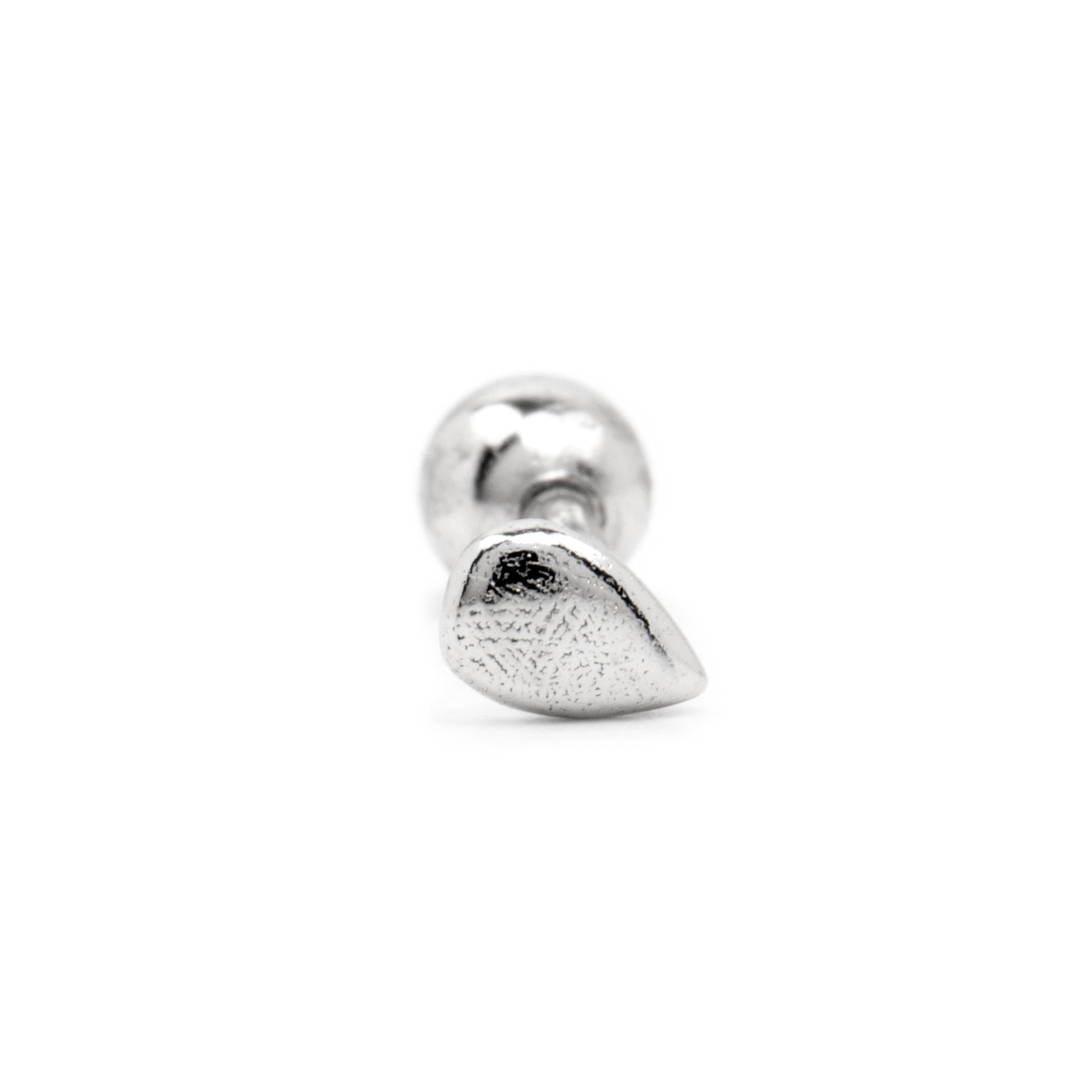 925 Sterling Silver Rhodium Finished Piercing - Nelik