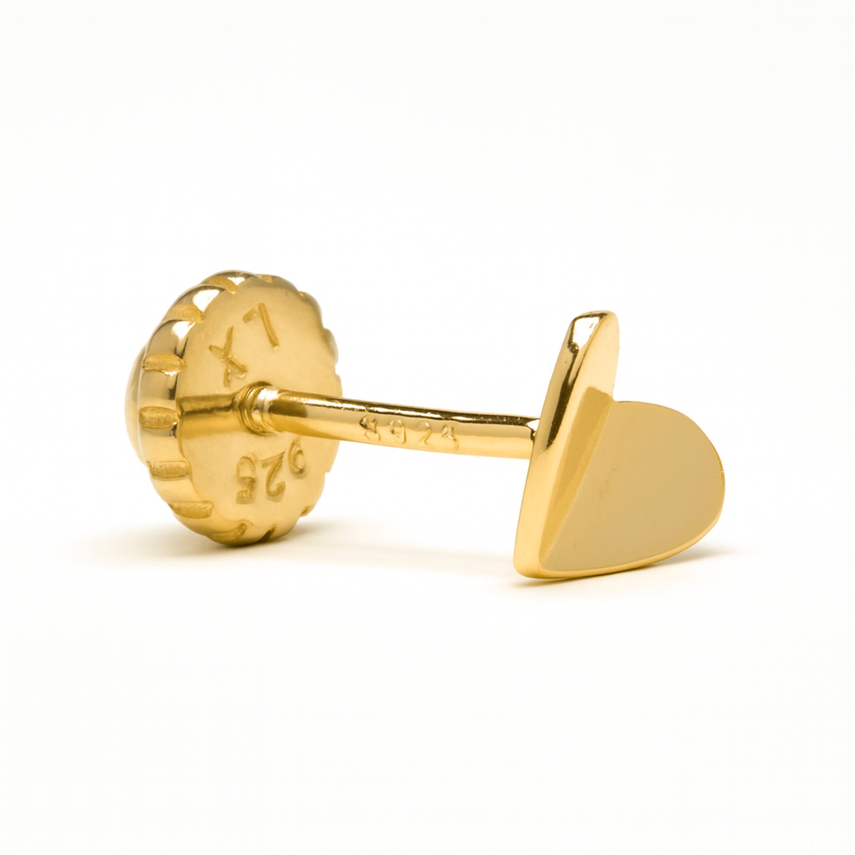 Piercing finition en or jaune 18k - Farawi
