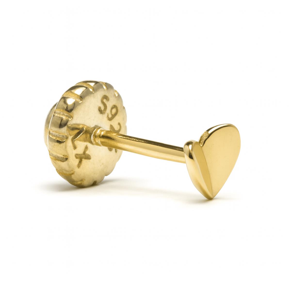 Piercing acabado en oro amarillo 18k - Narfe