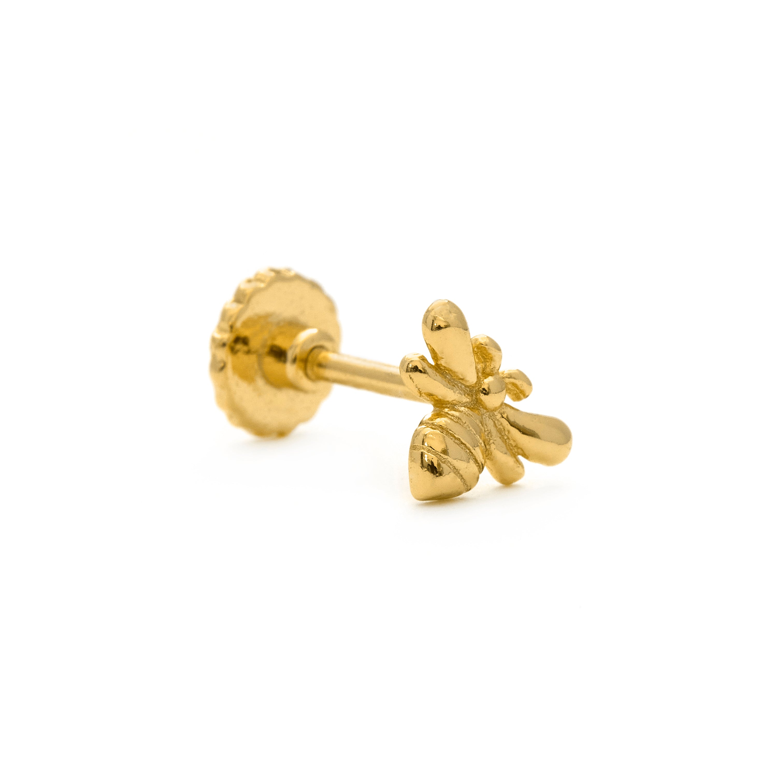 Piercing acabado em ouro amarelo 18k - Pejir