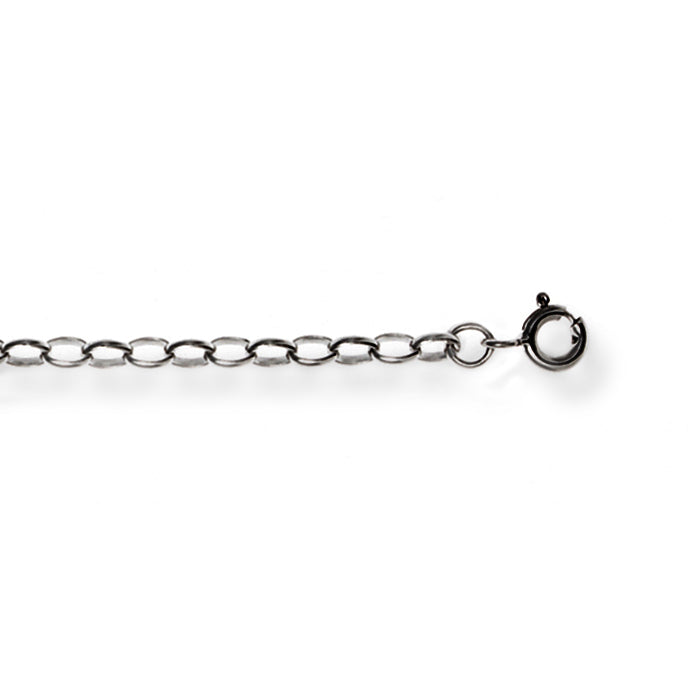 Estensione di Catena in Argento Sterling 925 finitura in rutenio nero - Luxenter