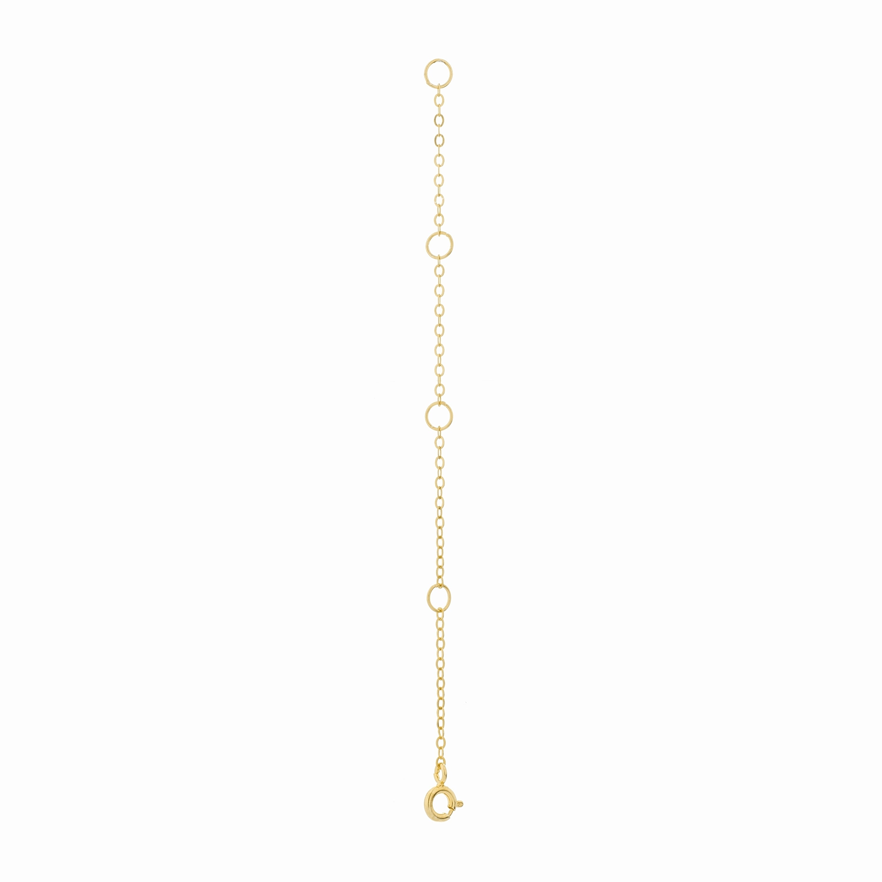 925 Sterling Silver Chain Extension finished in 18k Yellow Gold - Luxenter