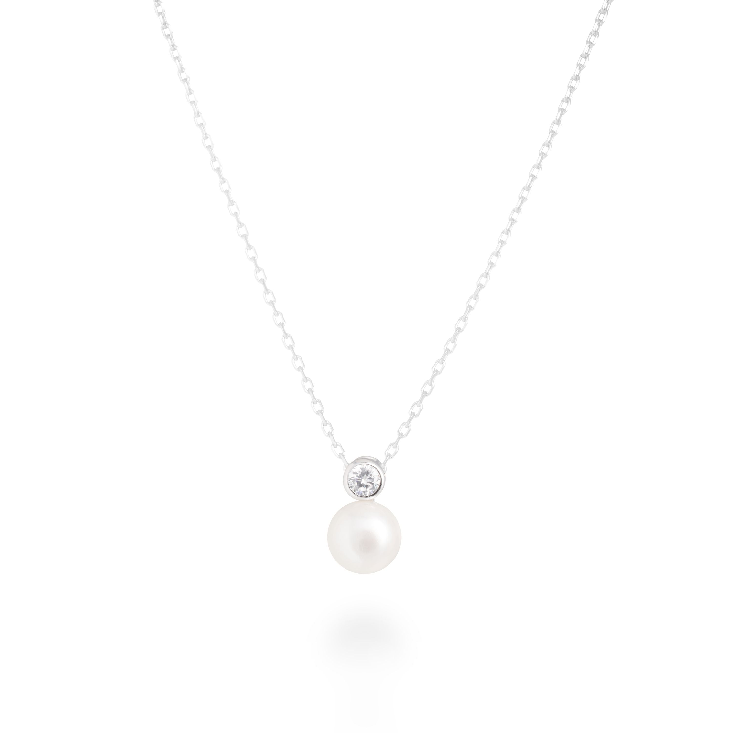 Essential Silver and Pearl Pendant