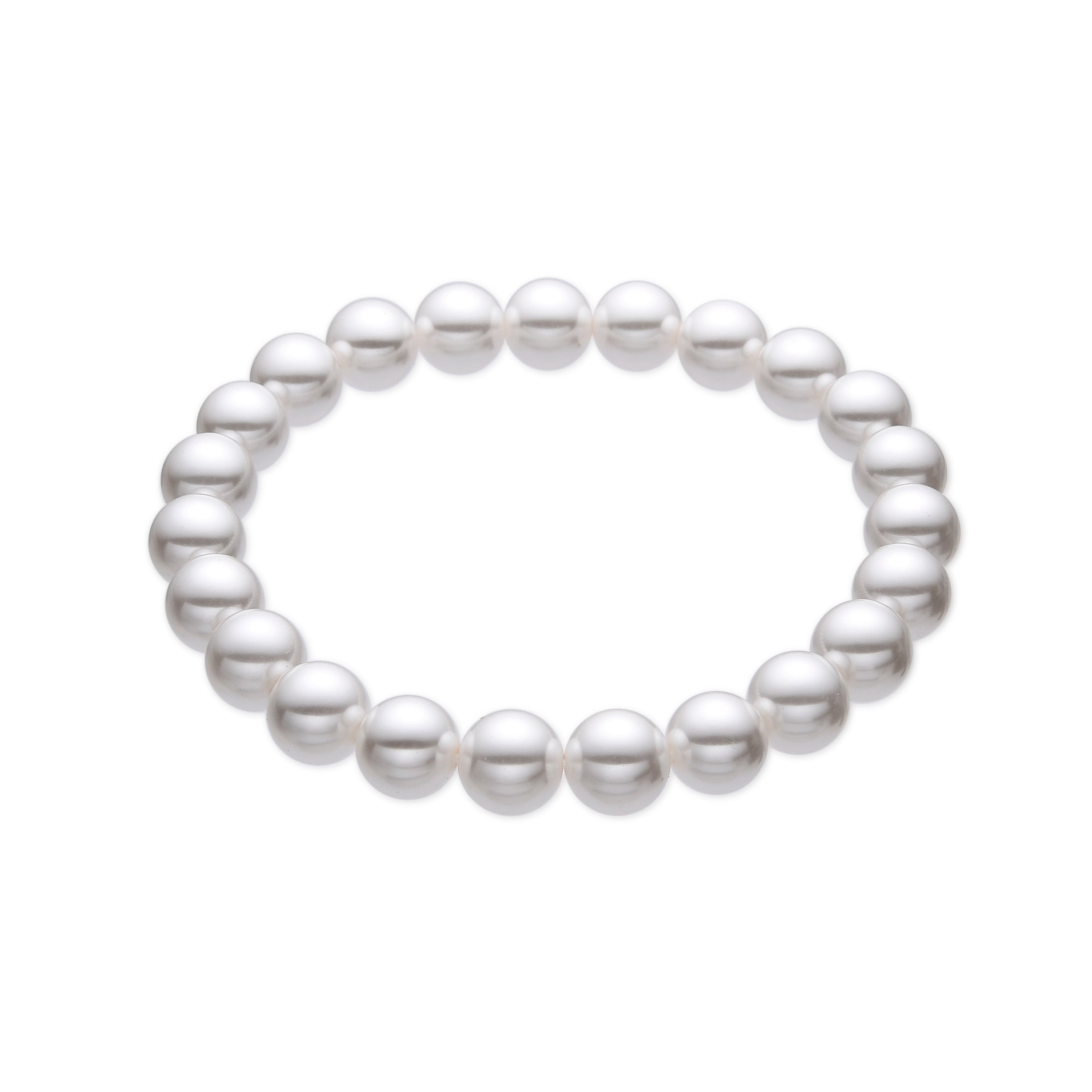 Pulsera con Perla Blanca acabado oro 18k - Anrae